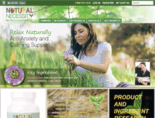 Tablet Screenshot of natural-necessity.com